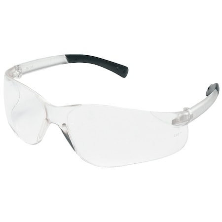 Mcr Safety BearKat (BK1), Safety Glasses, MAX6 Anti-Fog, Polycarbonate Lens, Clear Frame, Frameless, 12 PK BK110PF